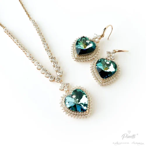 Set swarovski elegant - albastru