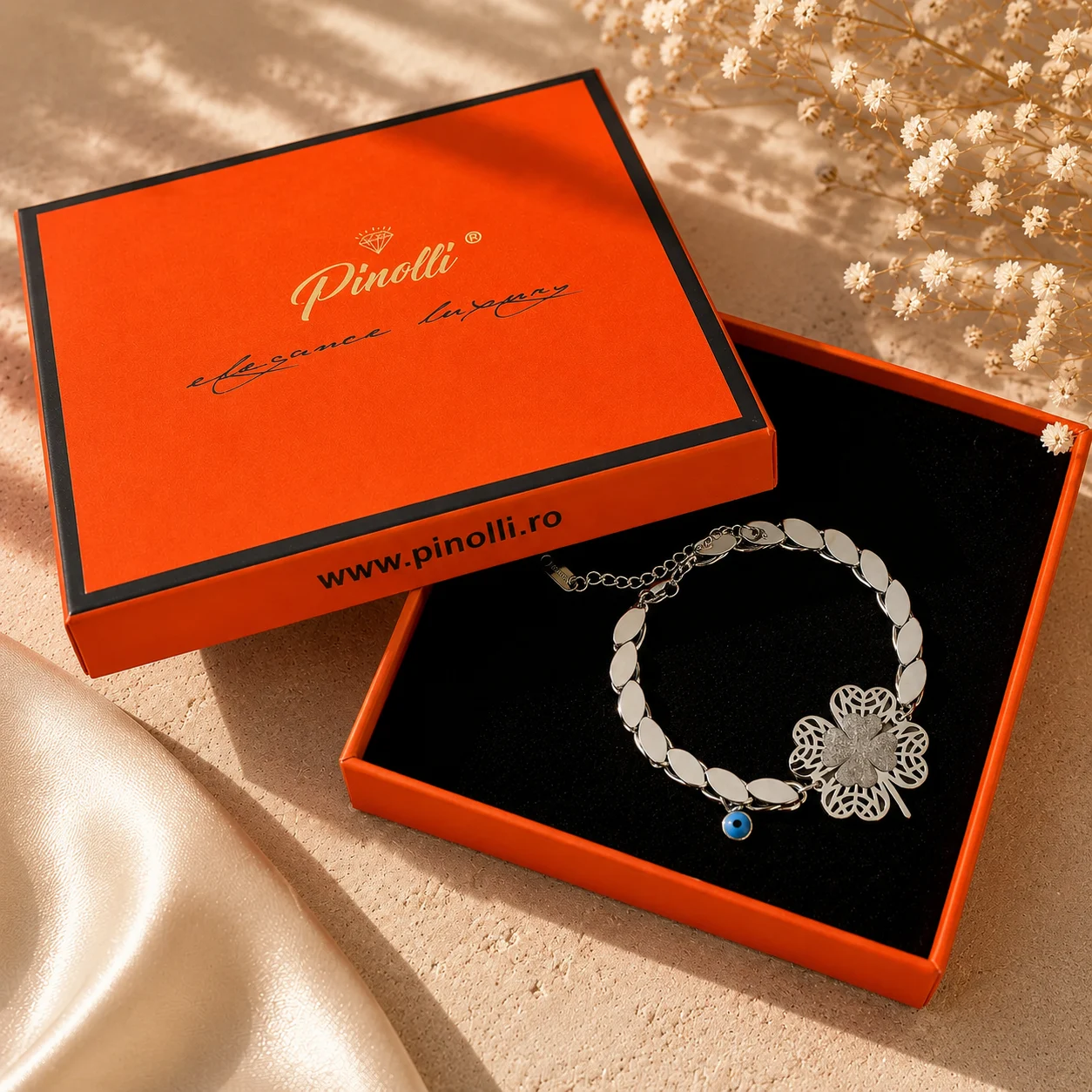 Bratara Fortuna Bloom Pinolli Box