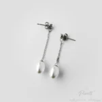 Cercei Pearl Drop Silver eleganti dama Pinolli