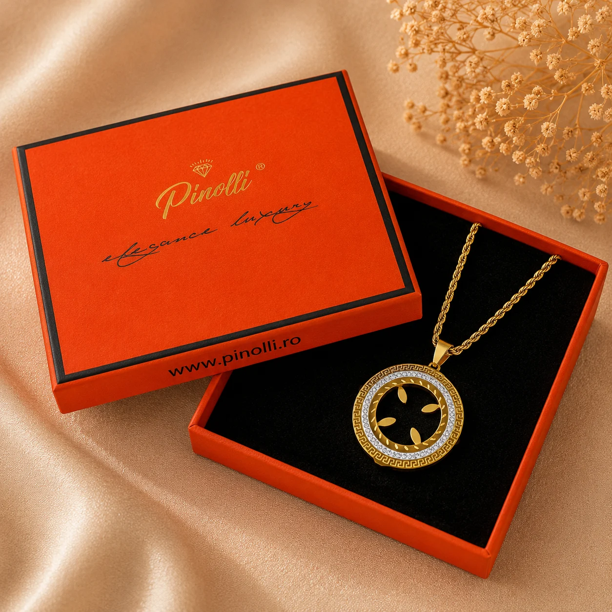 Colier Aurelia Infinity Pinolli Box