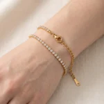 Bratara Tennis Small Gold bijuterie dama Pinolli