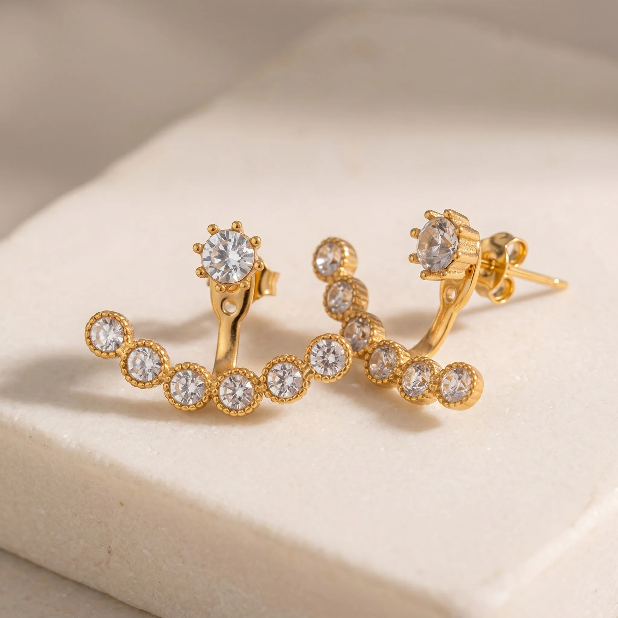 Cercei Arcadia Crystal Gold Product Detail