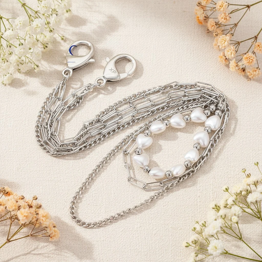 Lanț pentru pantaloni Perla Trio Silver Product 2