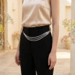 Lanț pentru pantaloni Serpente Trio Silver Model