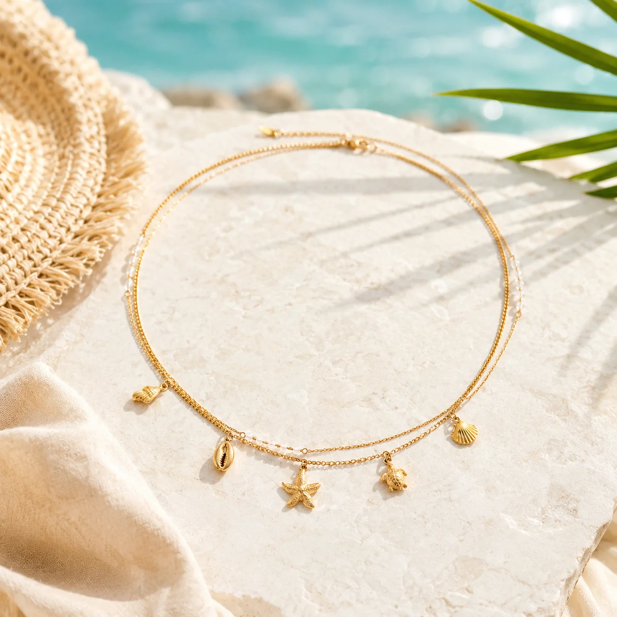 Lant de talie Ocean Pearls Gold Product
