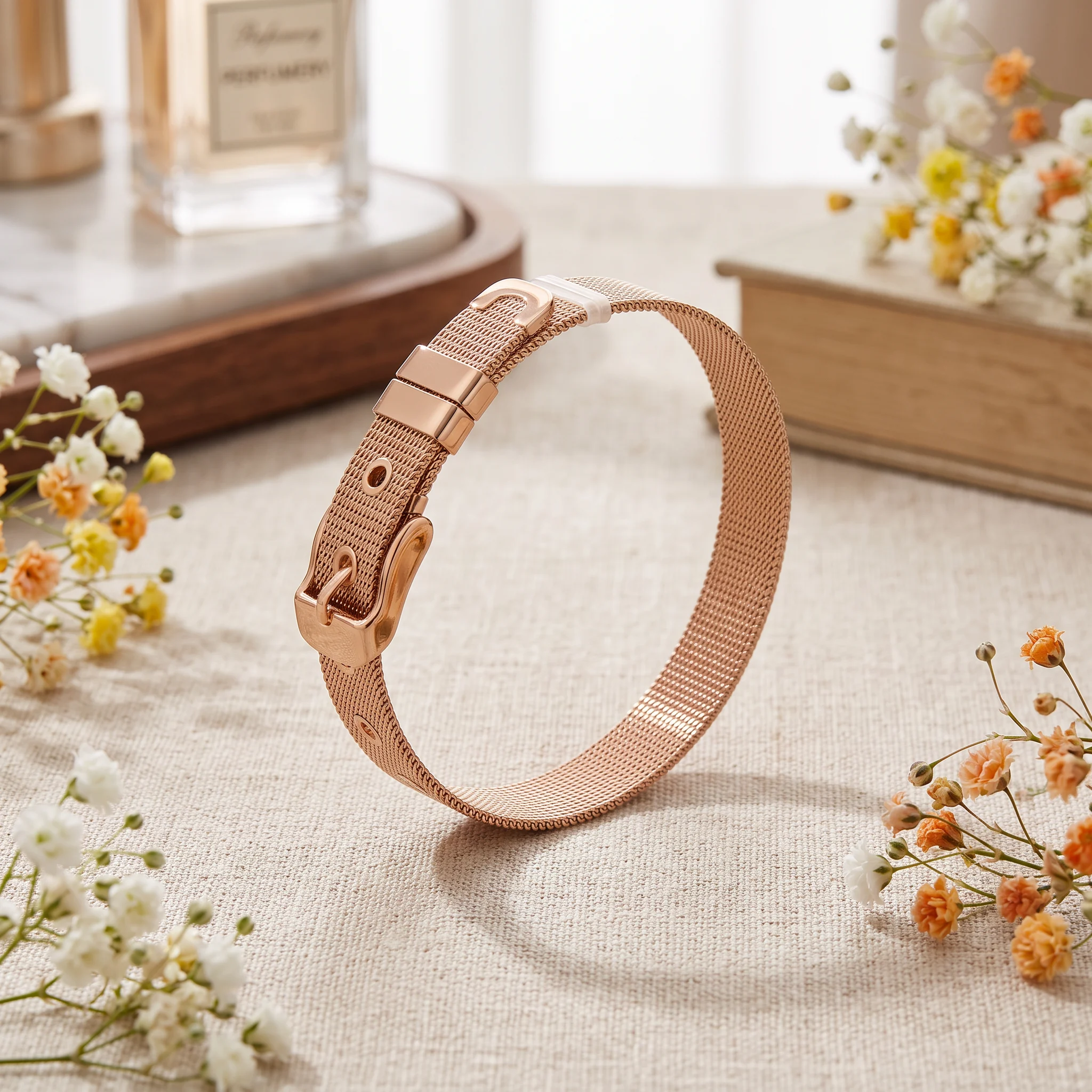 Bratara Fibbia rose gold