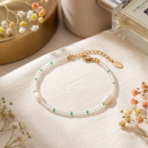 Brățară Perla Verde Gold bijuterie dama Pinolli