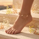 Brățară de picior Butterfly Glow Gold Product Detail
