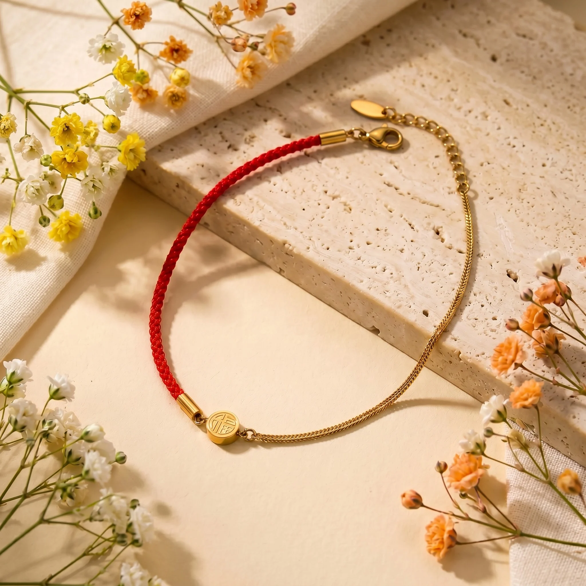 Brățară de picior Red Fortune Gold Product