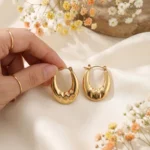 Cercei Goccia Bold auriu 14k forma picatura