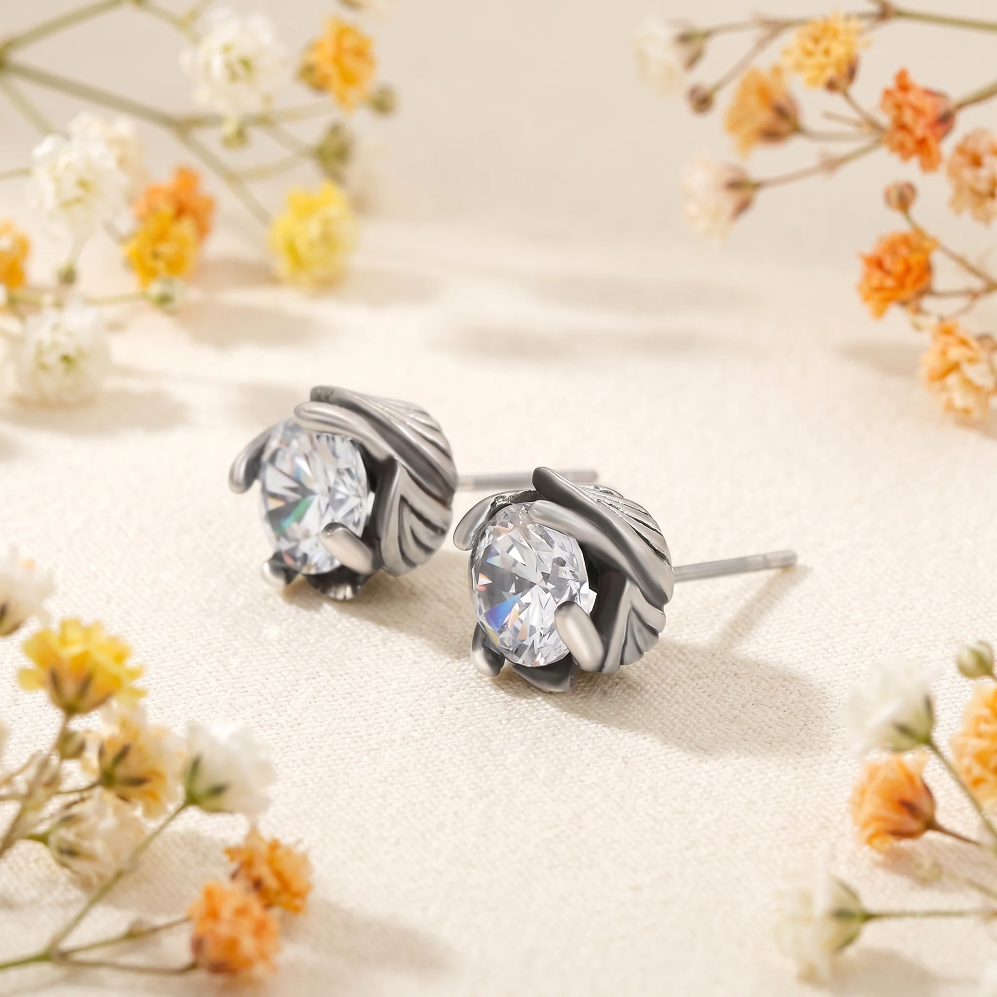 Cercei Luce Crystal Silver - imagine 7
