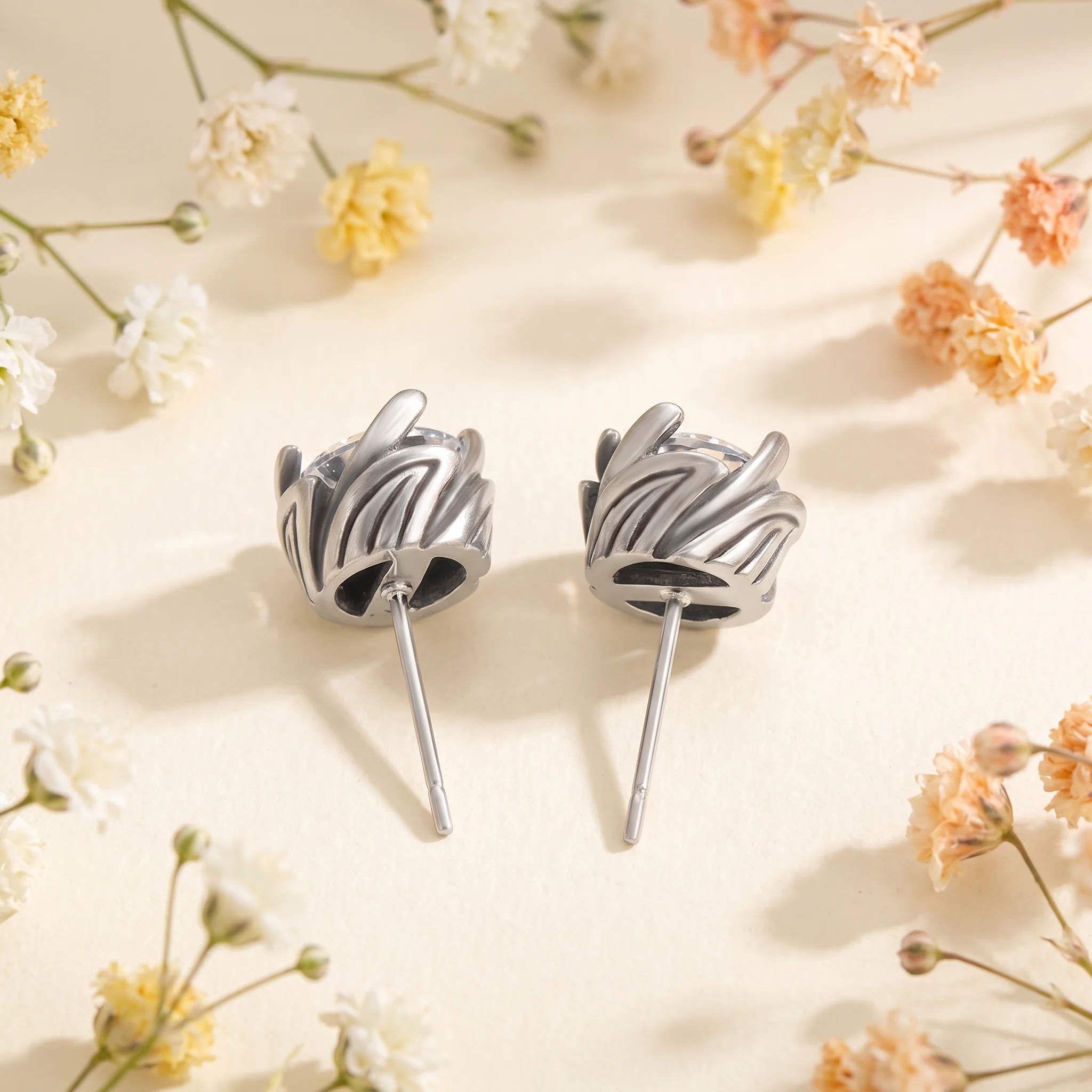 Cercei Luce Crystal Silver - imagine 2