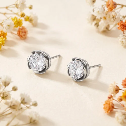 Cercei Luce Crystal Silver bijuterie dama Pinolli