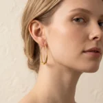 Cercei Luna Drop Gold bijuterie dama Pinolli