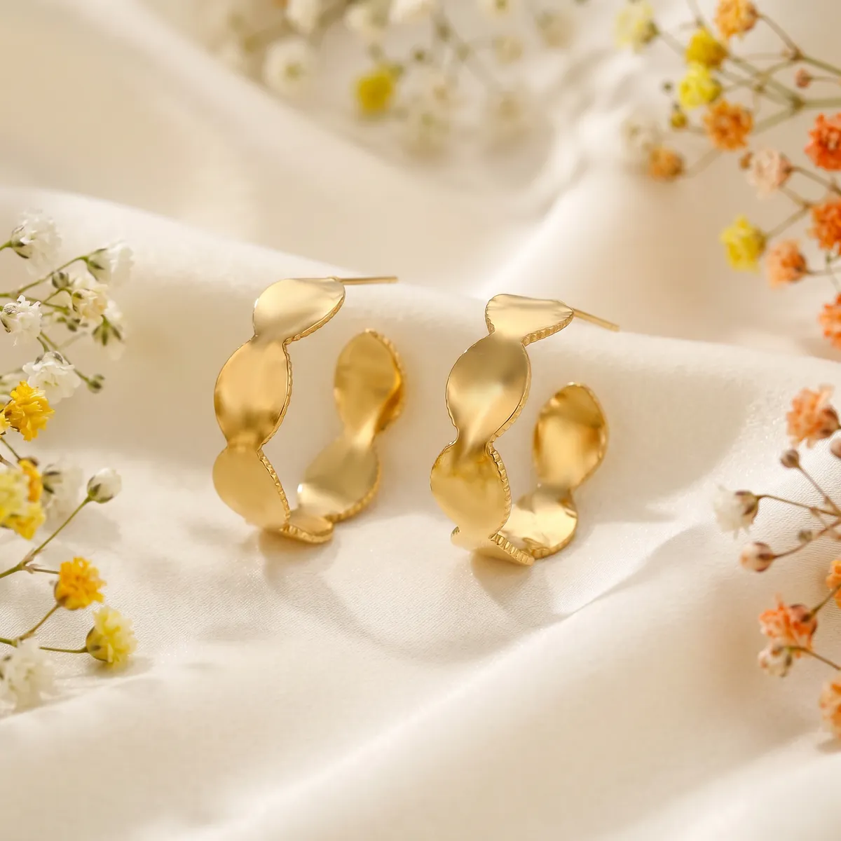 Cercei Spiga Gold - imagine 5