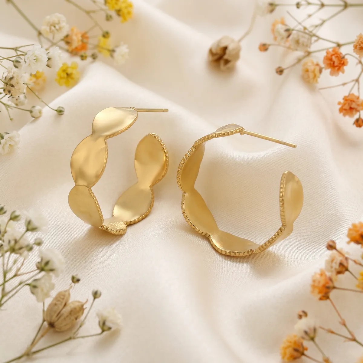 Cercei Spiga Gold - imagine 3